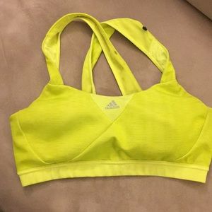 Adidas Yellow/Green Sports Bra